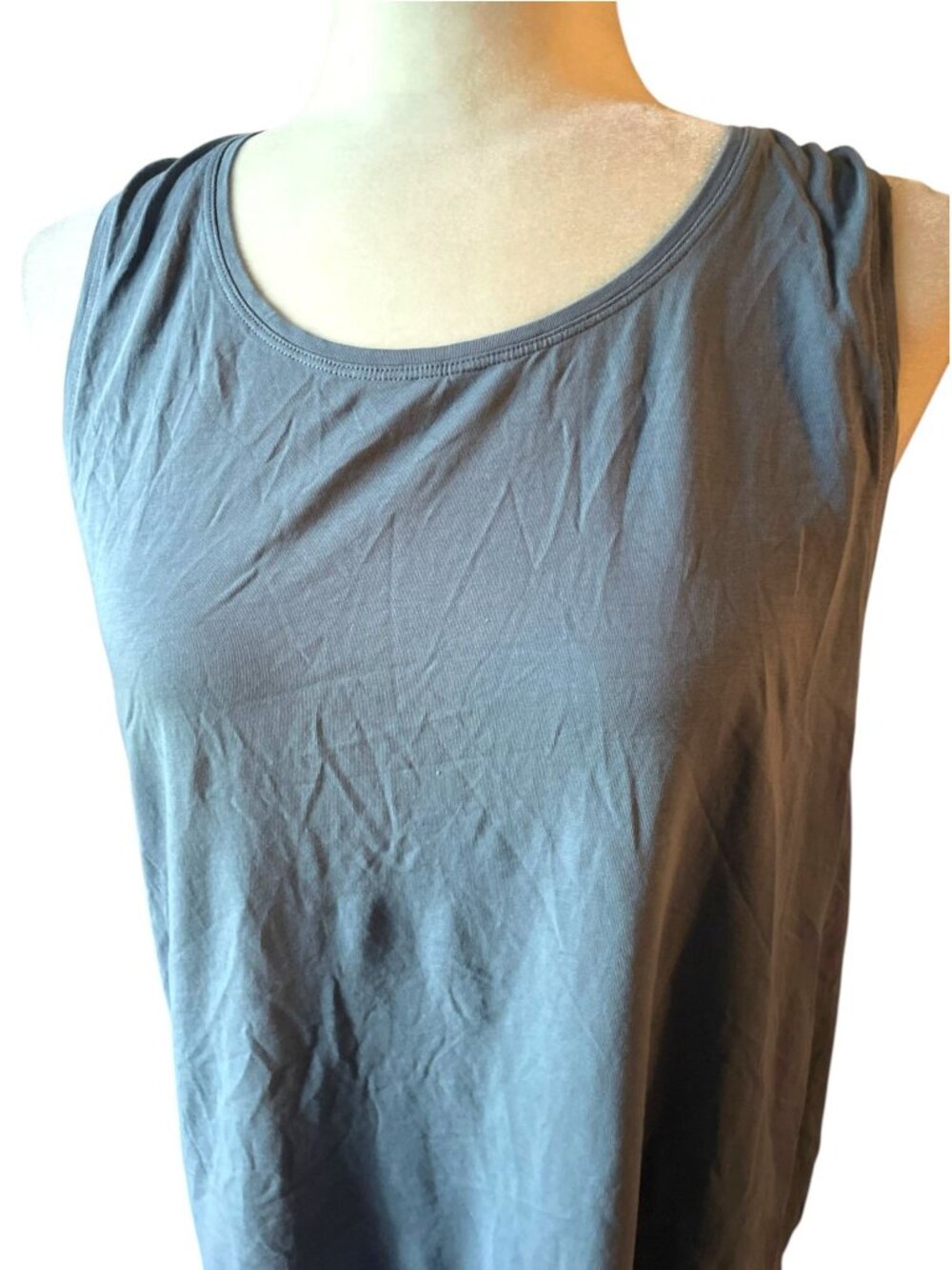 Lululemon Love Tank SZ 12 Grey Blue Tank Top Loose Fit - Picture 4 of 10